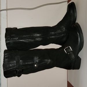 Black Knee High Boots
